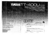 Yamaha TT-400 - Owners Manual 